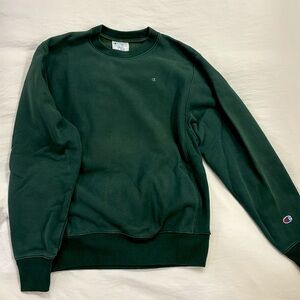 Champion green crew neck